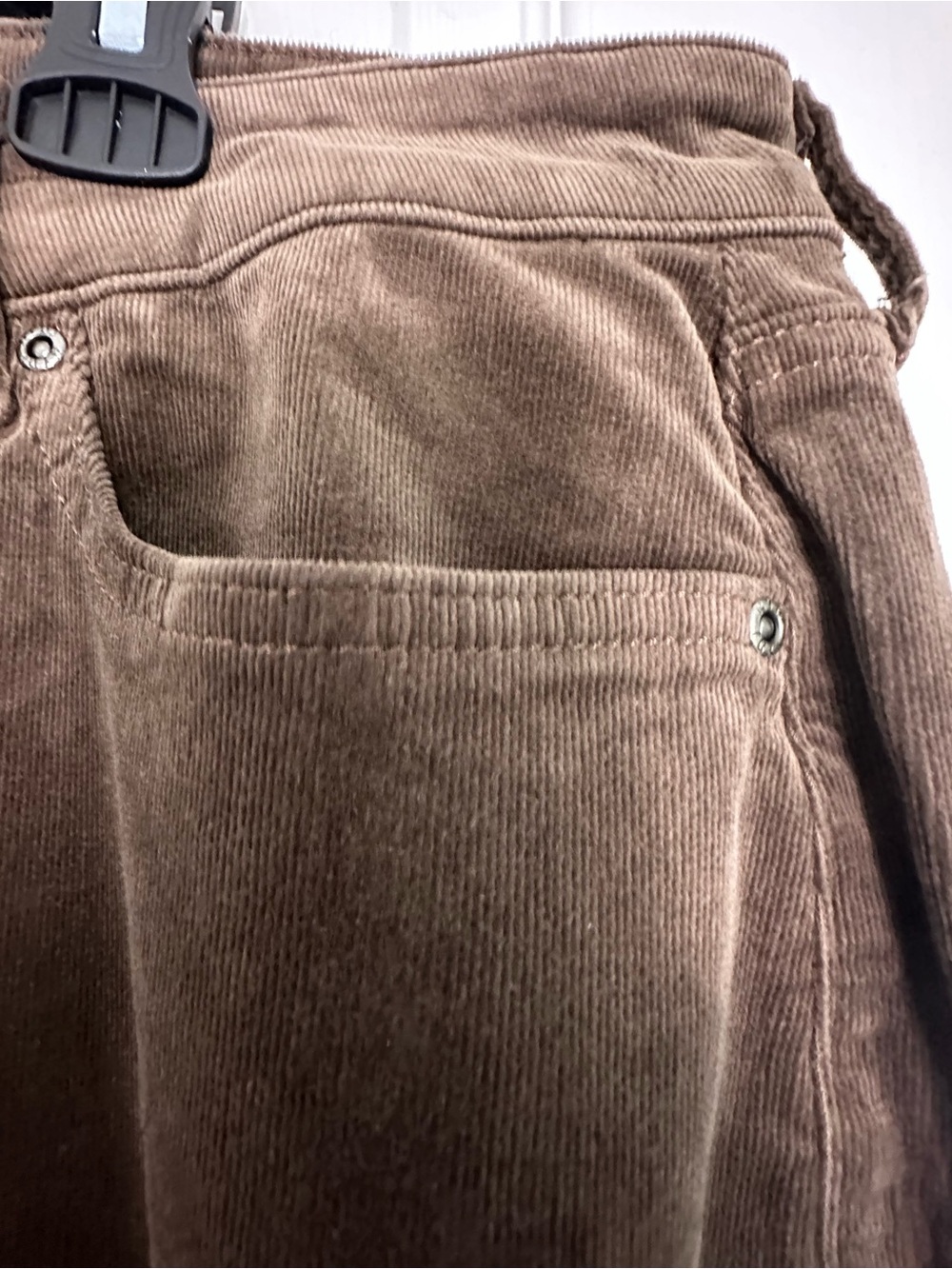 NYDJ Brown Corduroy Straight-Leg Women’s Pants - Picture 10 of 14